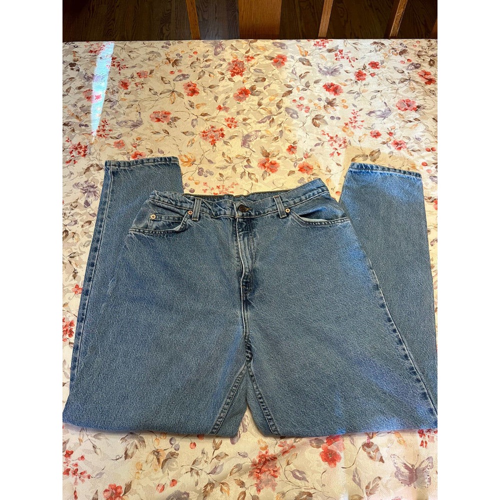 Vintage Levis 951 Relaxed Fit Tapered Leg Blue Jeans Size 14 Orange Tab 31x30 B7